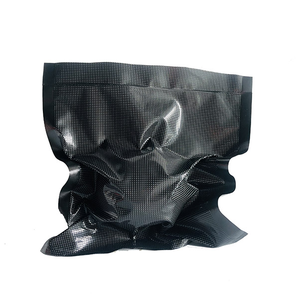 Black Embossed Shield Vacuum Sealer Bags