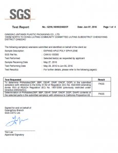 SGS TEST REPORT