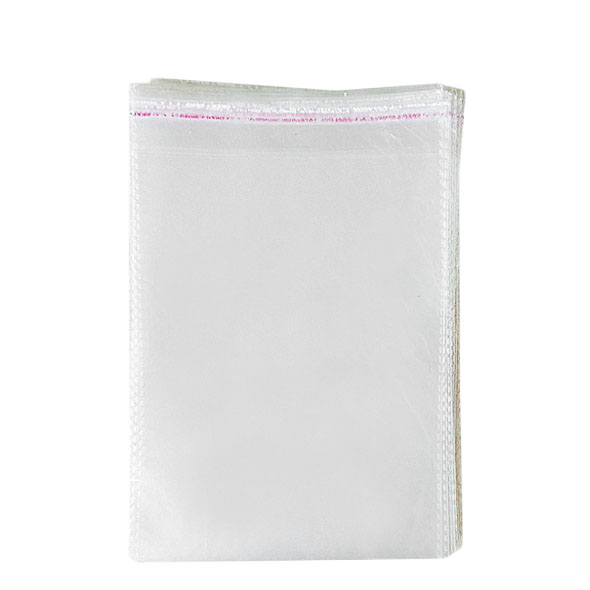 Cheap crystal clear OPP self seal bags