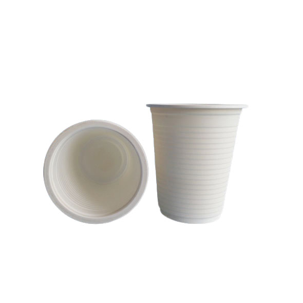 Biodegradable & Compostable Sugarcane PLA White Cups