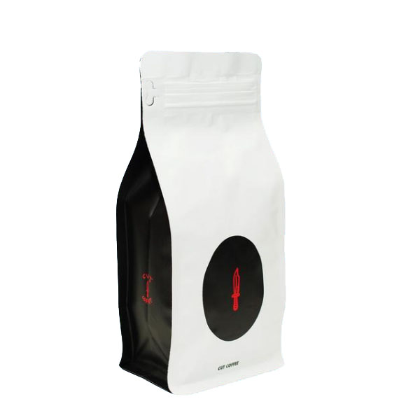 Matte Black Coffee Bags w/ Valve 6-10oz 3 1/8 x 2 3/8 x 10 1/4 50 pack  SGC1BM