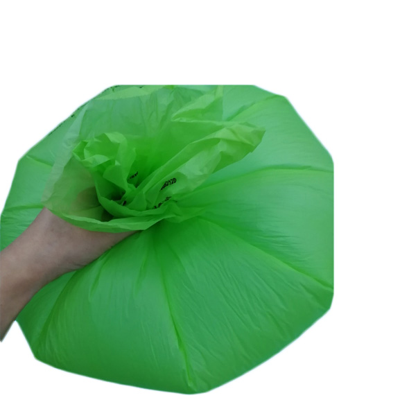 Star sealed green alternative biodegradable trash bin bags