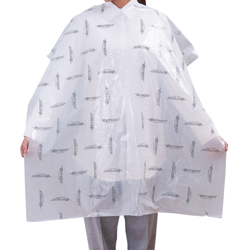 Disposable Biodegradable Cutting Cape Aprons For Hairdressing 