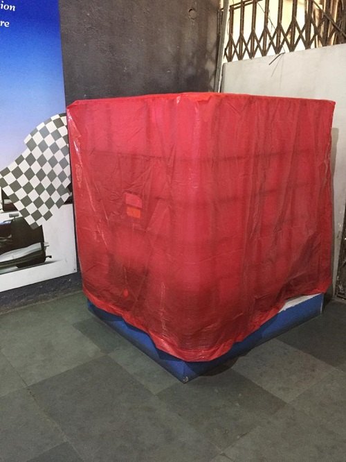 Customized Red Pallet Covers Insutrial Use