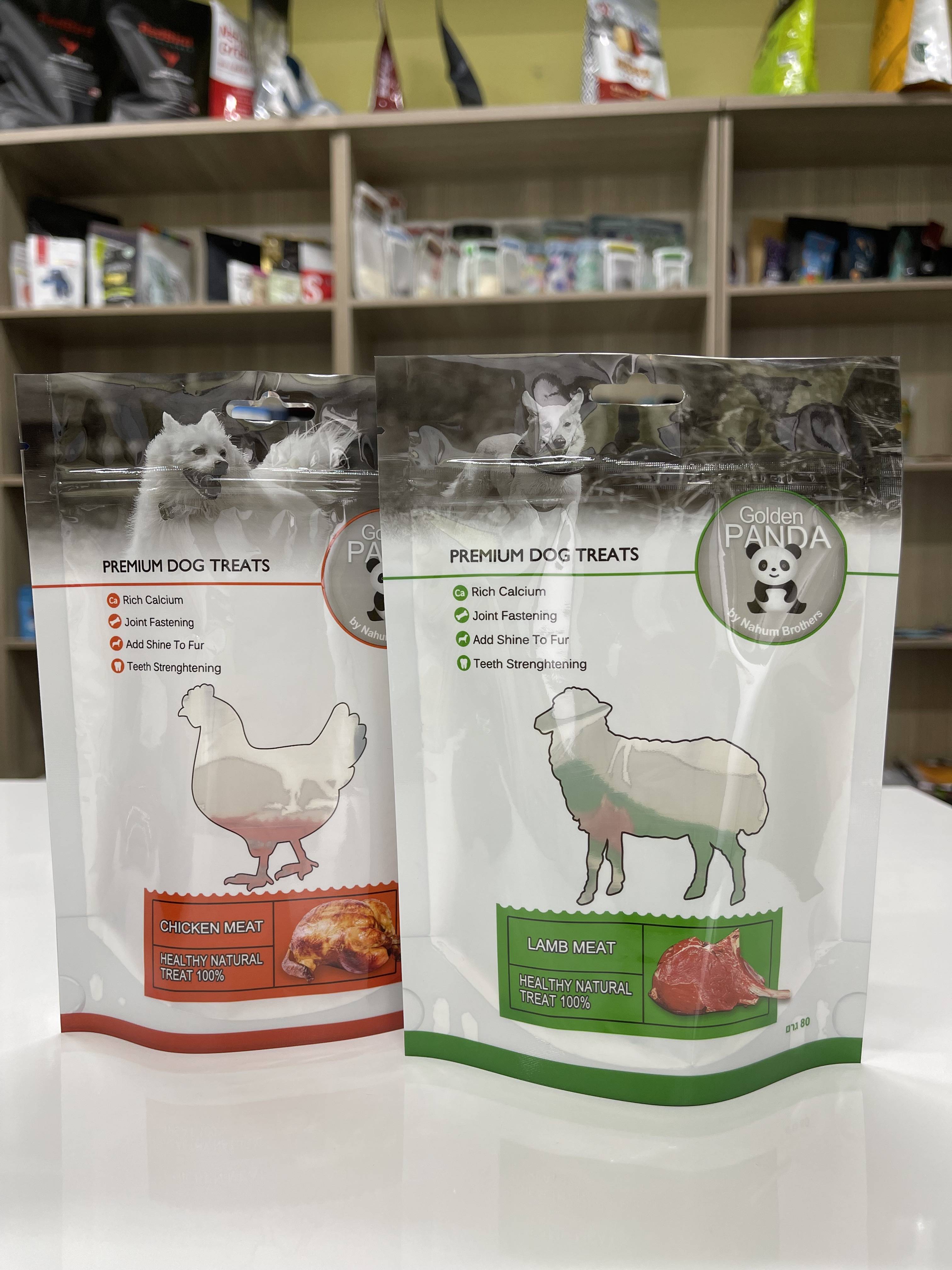 Recyclable Laminated Zipper Stand Up Pouches For Pet Food Packaging